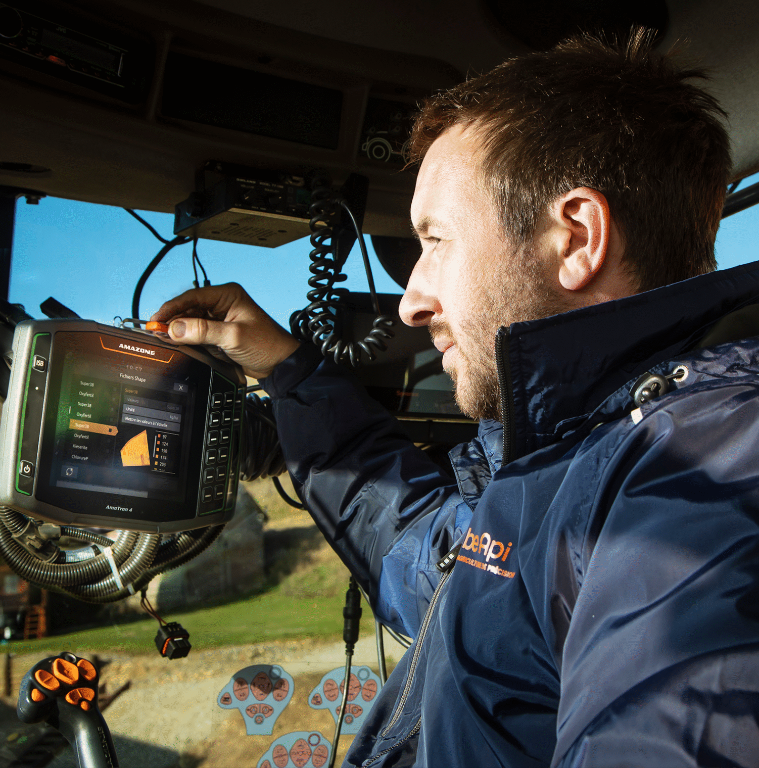 Agriculteur console fichier de modulation